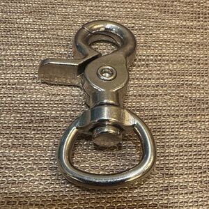 1/2 in. x 2-3/8 in. Nickel-Plated Swivel Trigger Snap